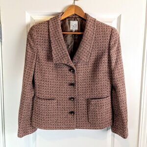 Joan & David Italian Tweed Wool Blazer